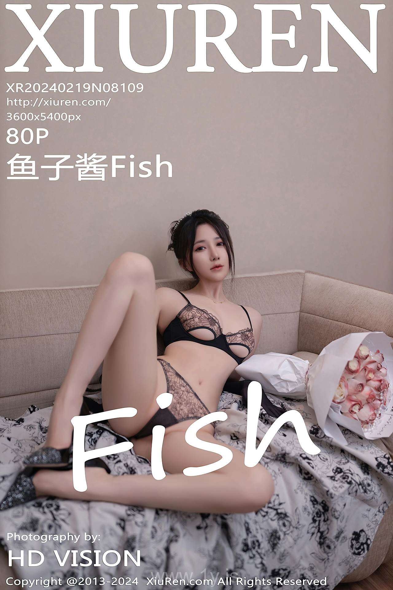 XIUREN(秀人网) No.8109 Glamorous & Tempting Asian Model 鱼子酱Fish
