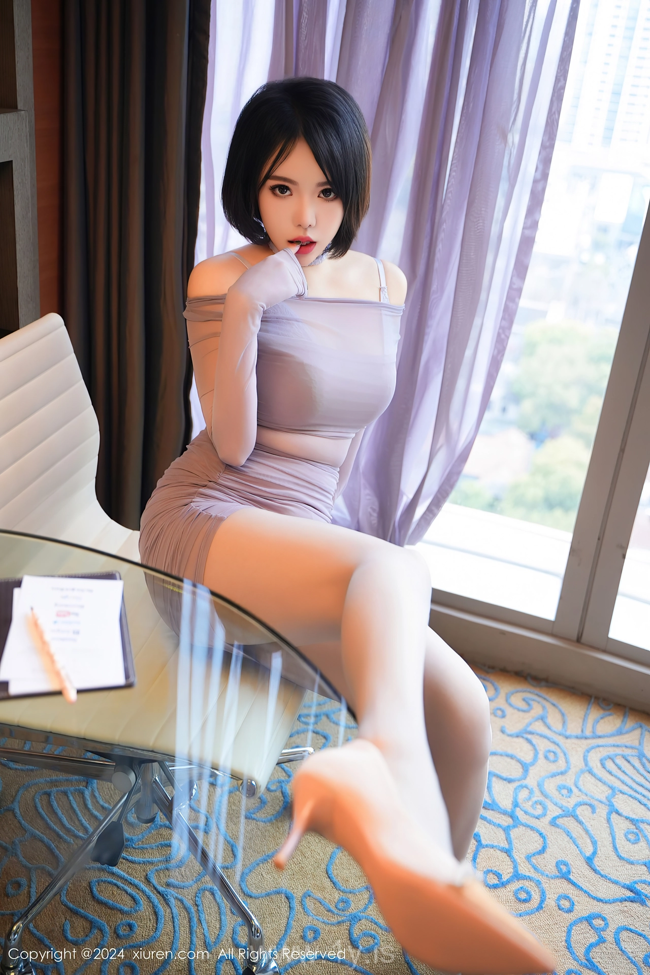 XIUREN(秀人网) No.8391 Well-developed Chinese Angel 陆萱雅