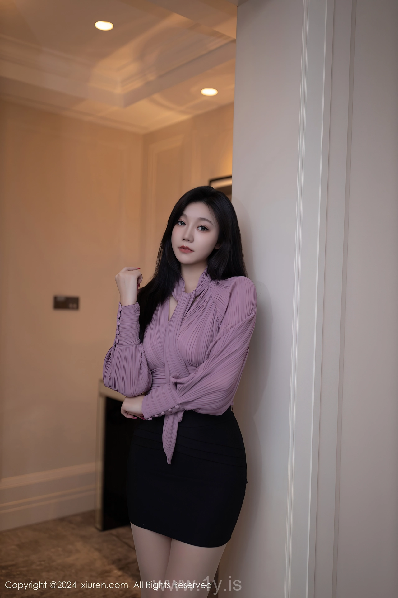 XIUREN(秀人网) No.8438 Pretty Chinese Babe 安然anran