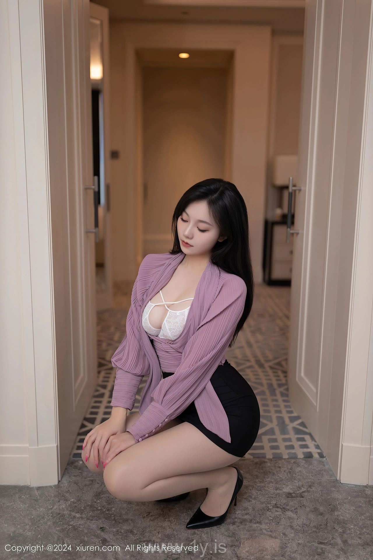 XIUREN(秀人网) No.8438 Pretty Chinese Babe 安然anran