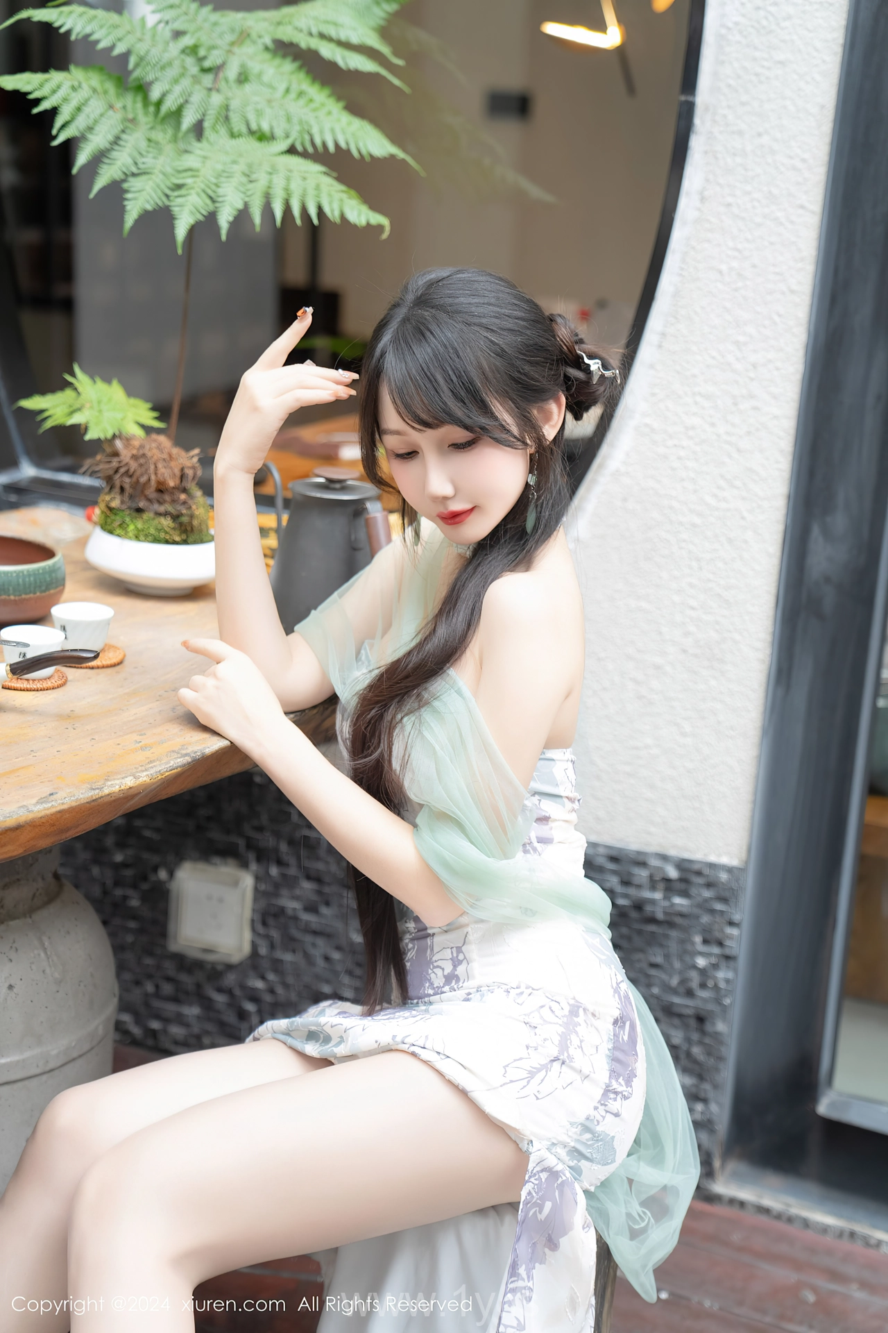 XIUREN(秀人网) No.8448 Enchanting & Flawless Asian Homebody Girl 波巧酱