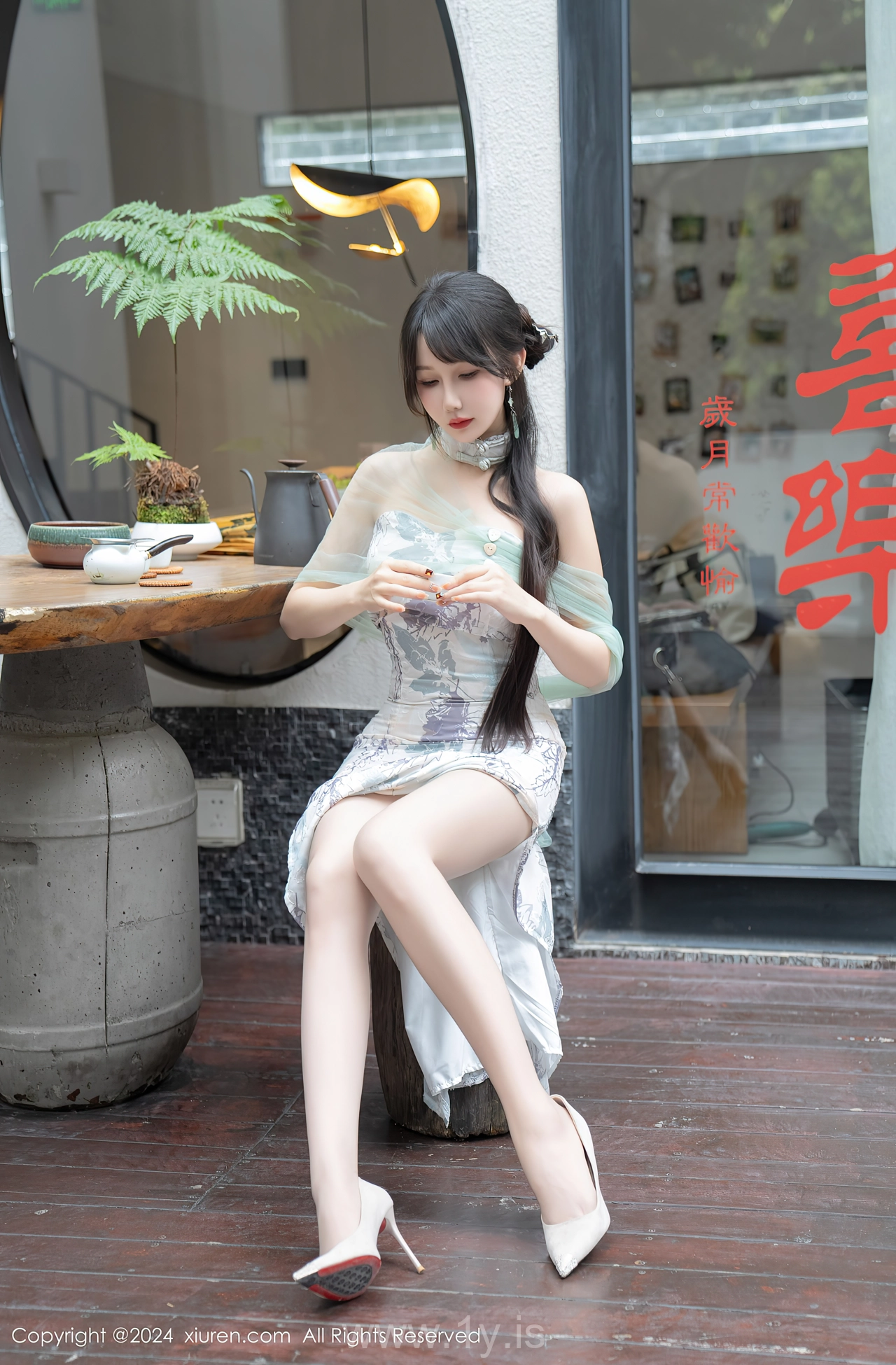 XIUREN(秀人网) No.8448 Enchanting & Flawless Asian Homebody Girl 波巧酱