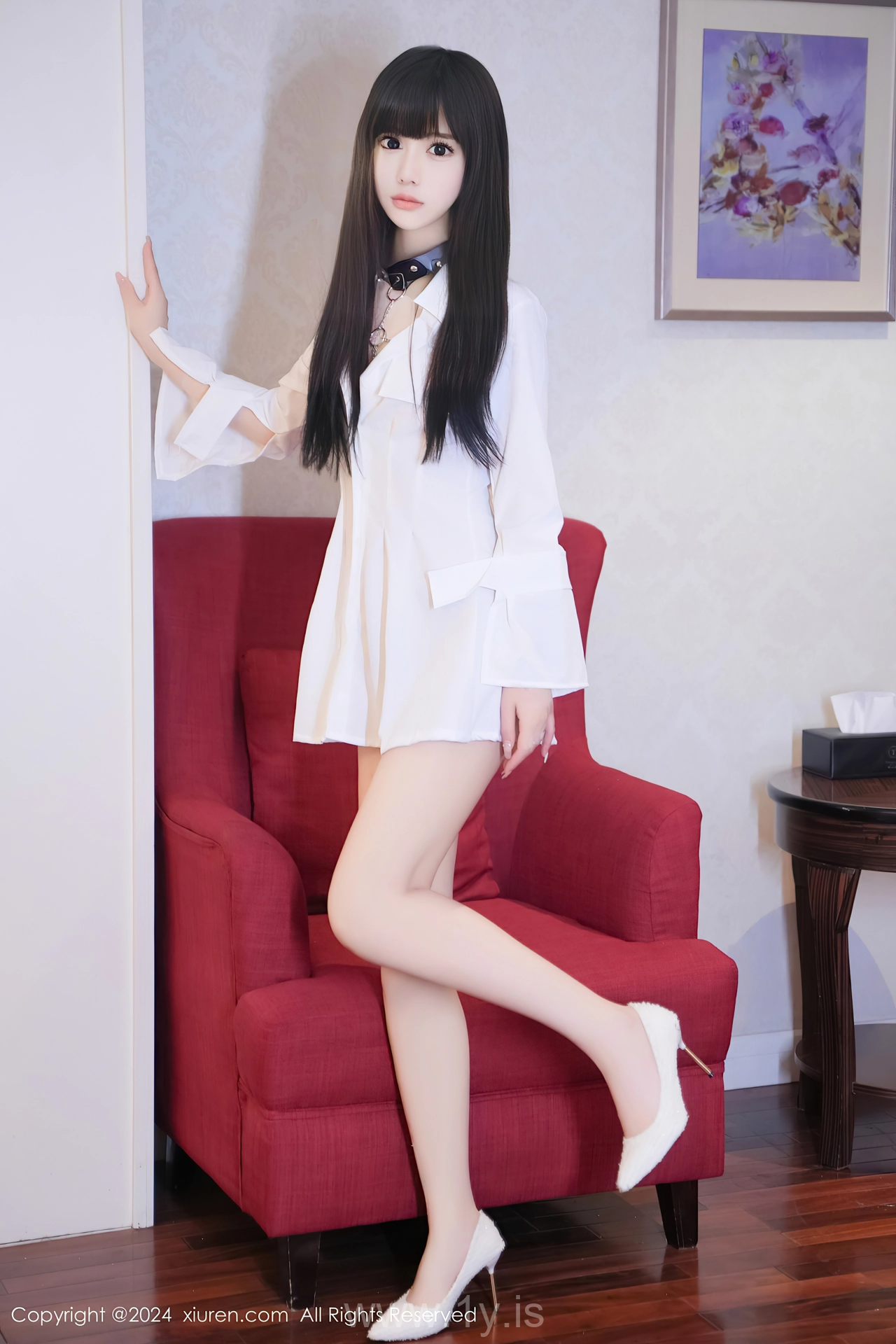 XIUREN(秀人网) No.8573 Trendy & Playful Chinese Femme fatale 沐言yanyan