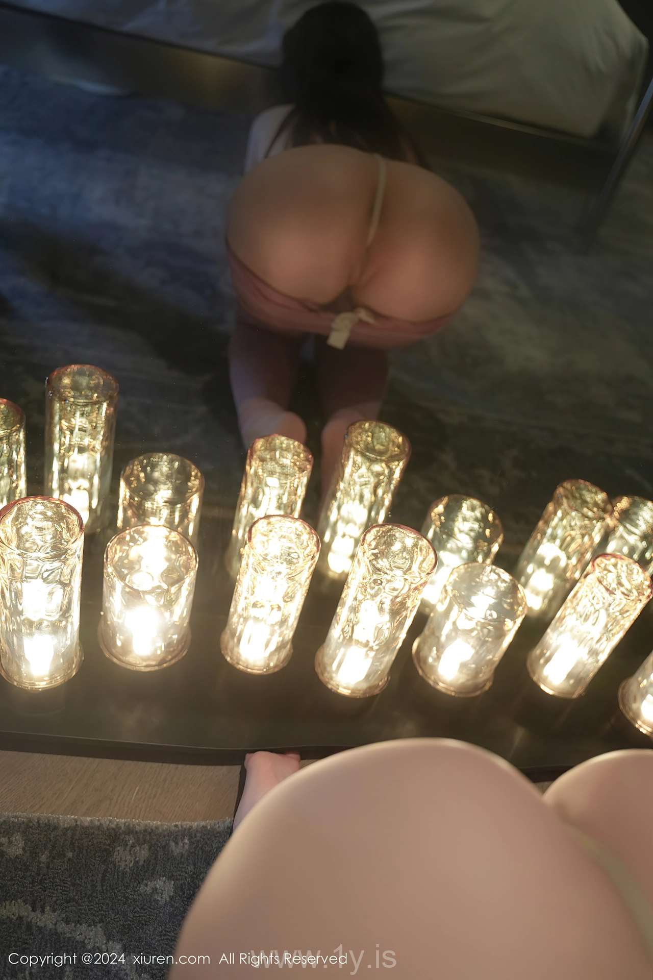 XIUREN(秀人网) No.8585 Adorable Chinese Homebody Girl 软糖爱喝奶