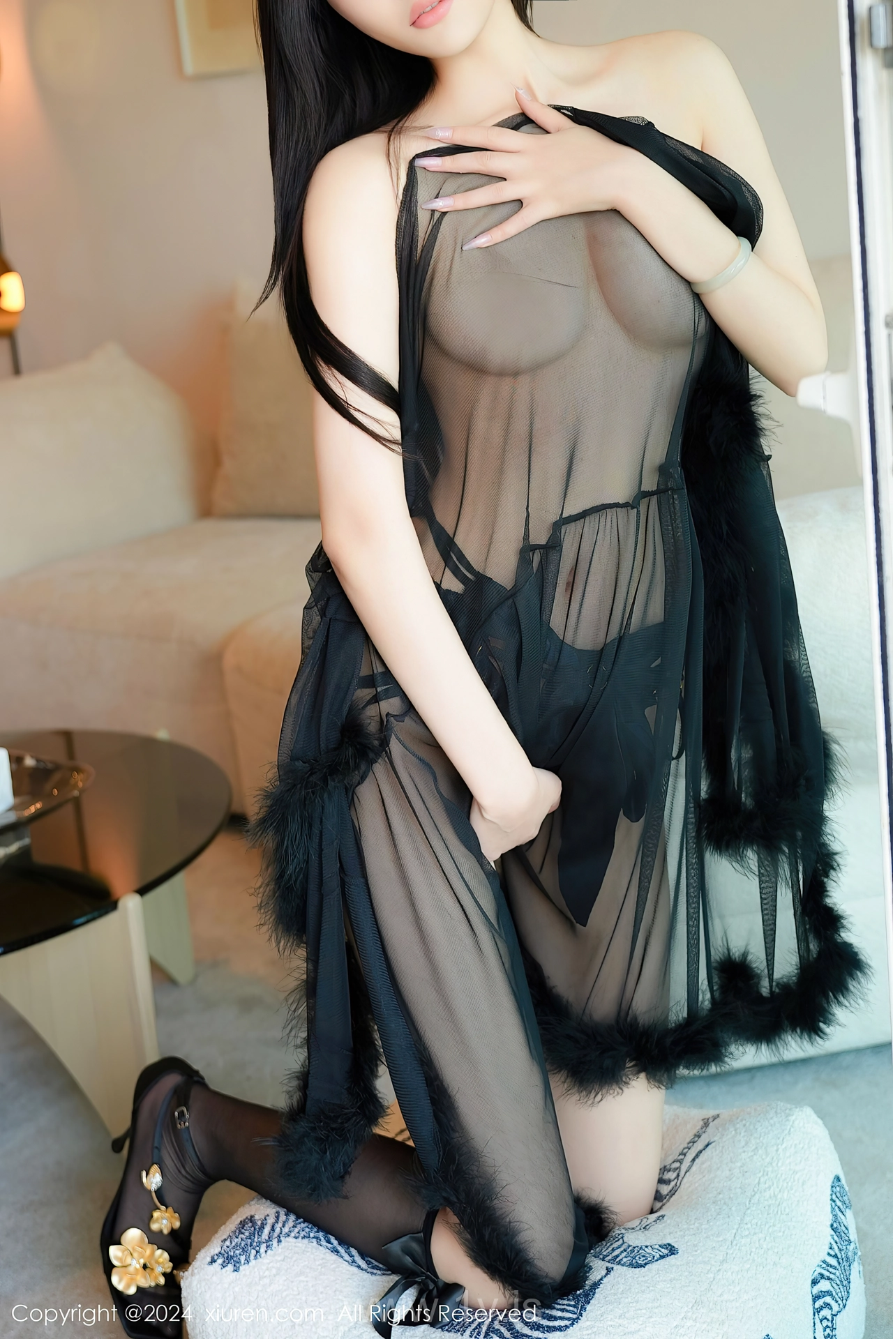 XIUREN(秀人网) No.8594 Sultry Asian Fox 晚苏susu