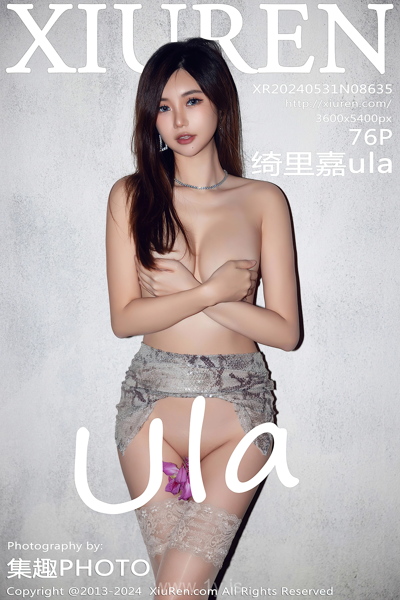 XIUREN(秀人网) No.8635 Captivating & Quiet Asian Femme fatale 绮里嘉ula