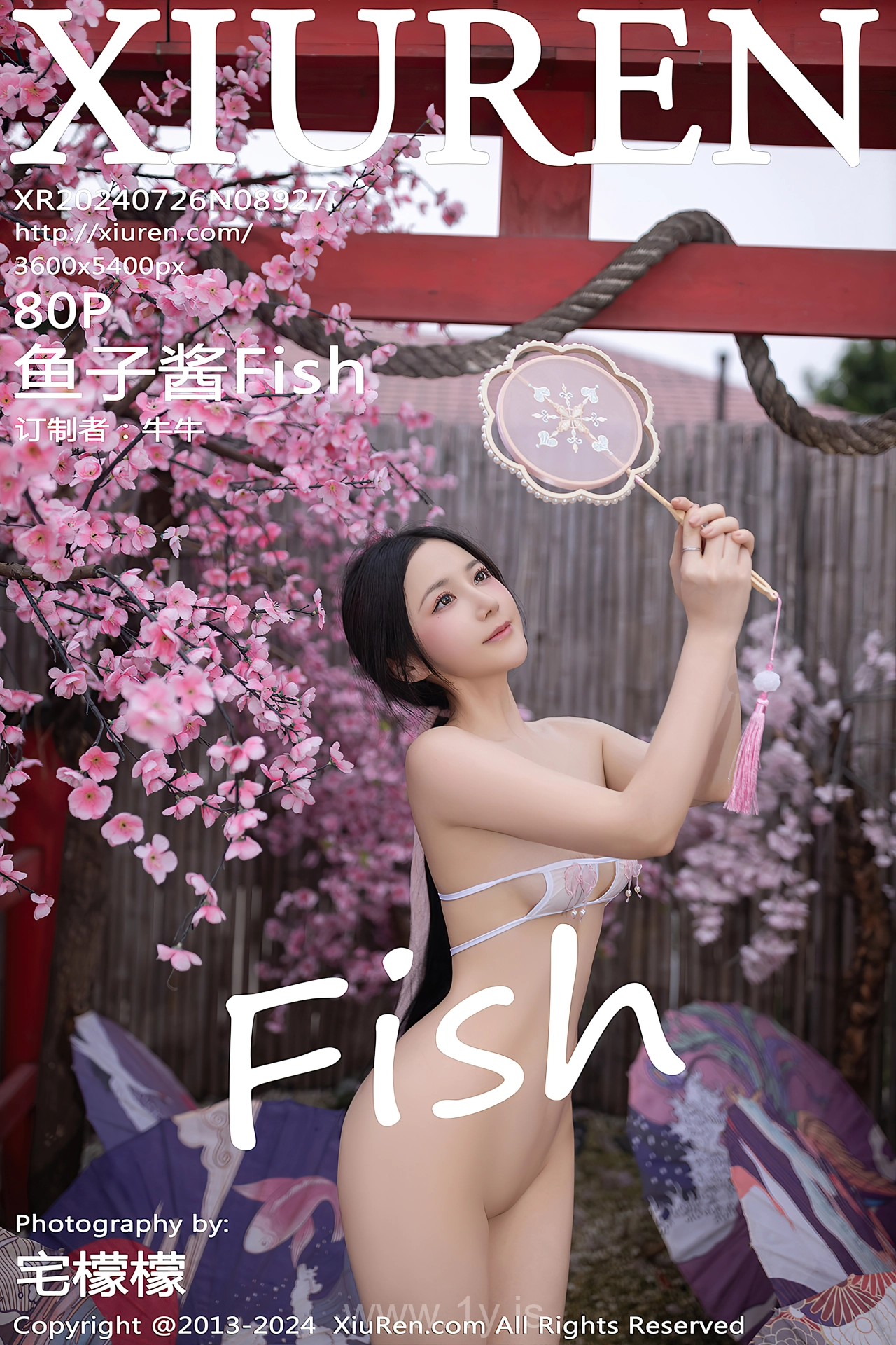 XIUREN(秀人网) No.8927 Fair Chinese Femme fatale 鱼子酱Fish