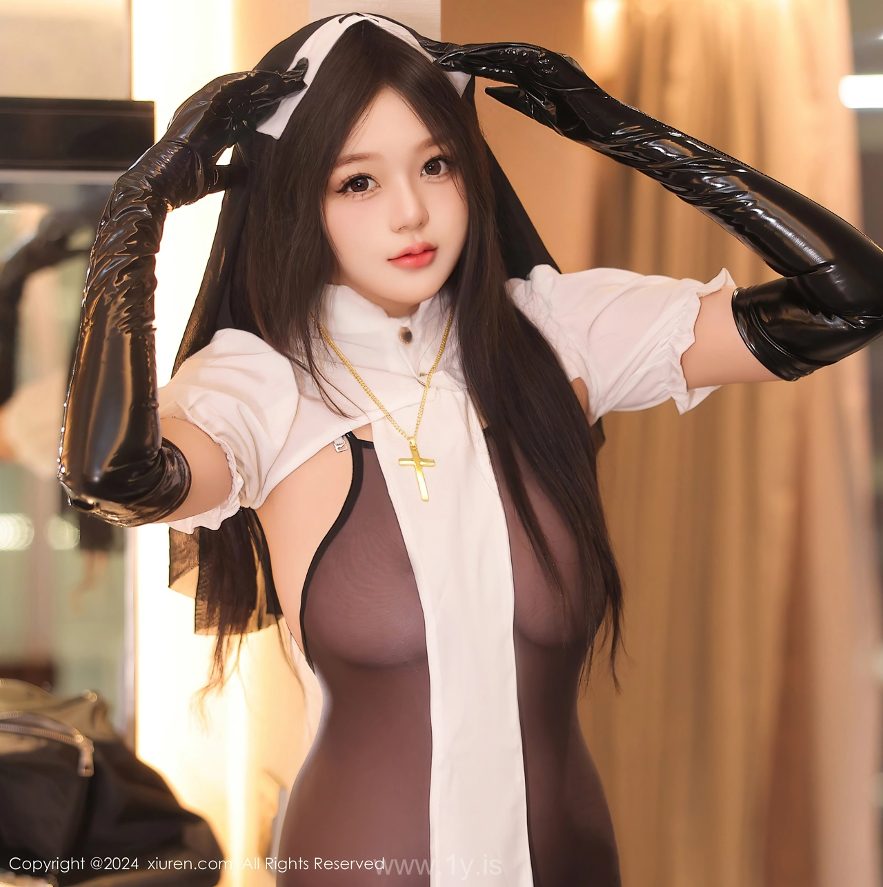 XIUREN(秀人网) No.9152 Stunning Asian Maiden 柚柚小奶瓶