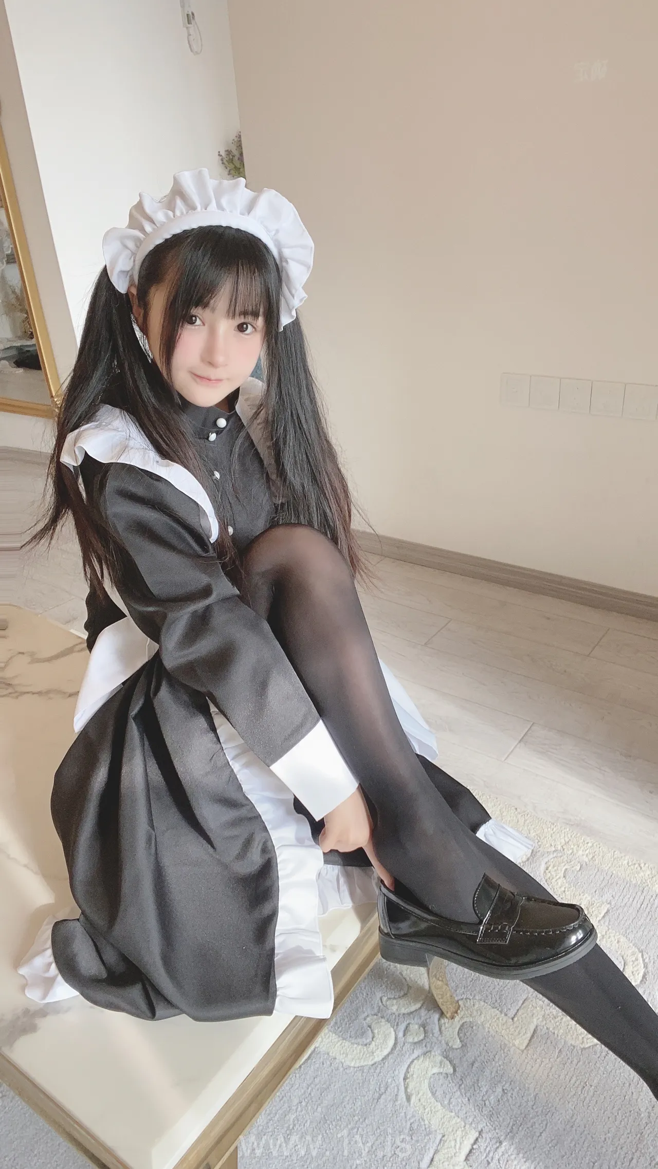 桜井宁宁 NO.031 Double-Ponytail Anime Maid(双马尾黑丝女仆)