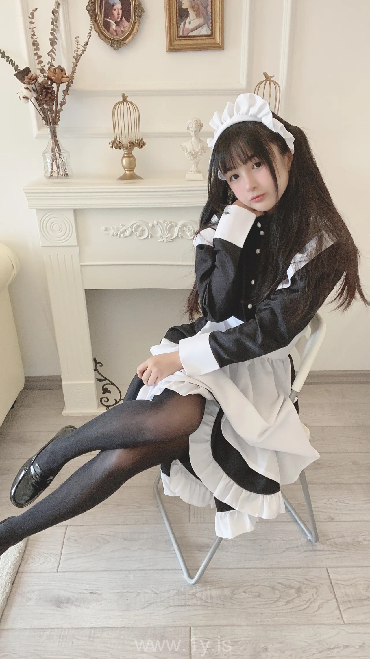 桜井宁宁 NO.031 Double-Ponytail Anime Maid(双马尾黑丝女仆)