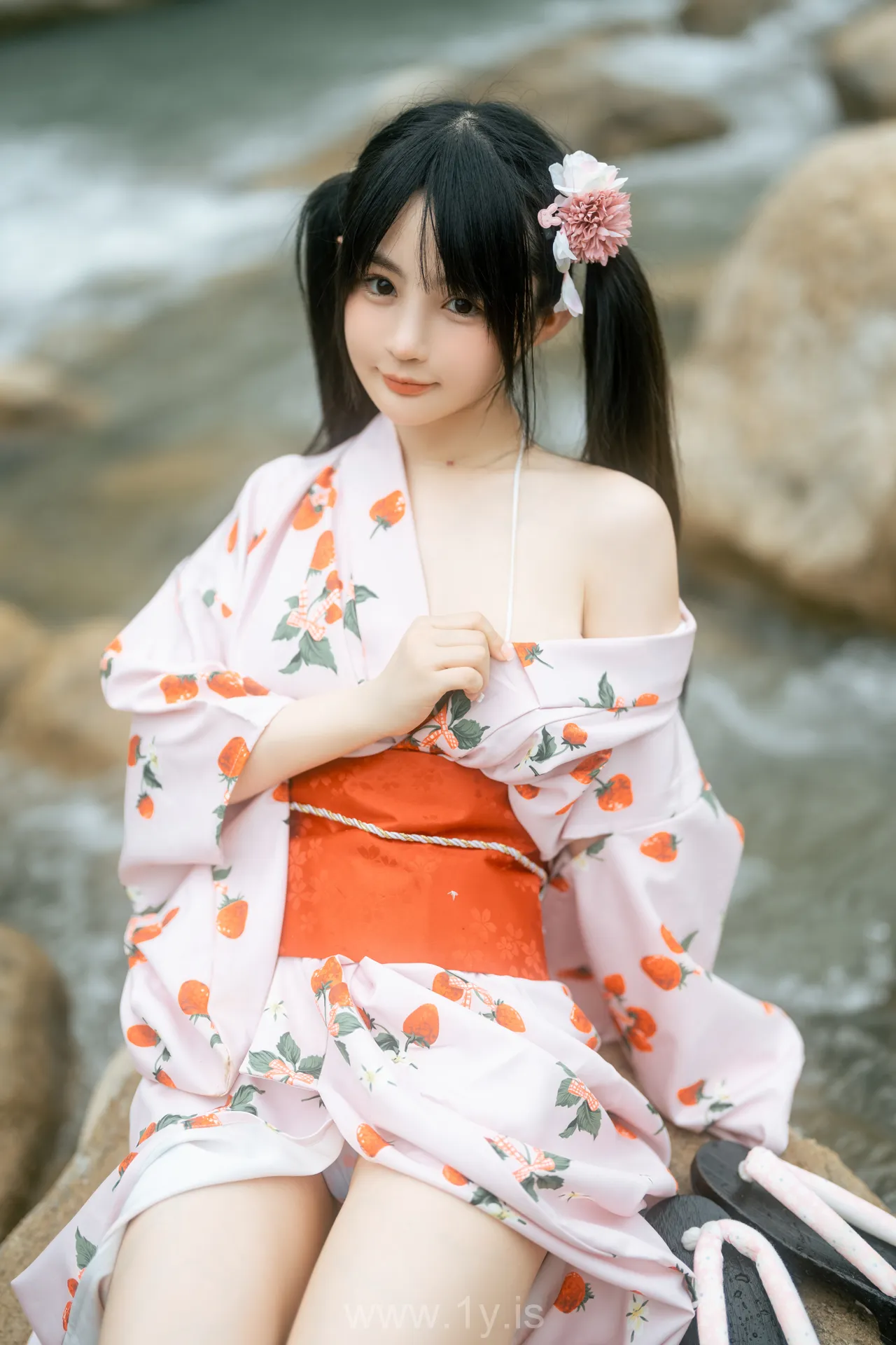 桜井宁宁 NO.062 Sensual model dressed in a kimono(和服浴衣)