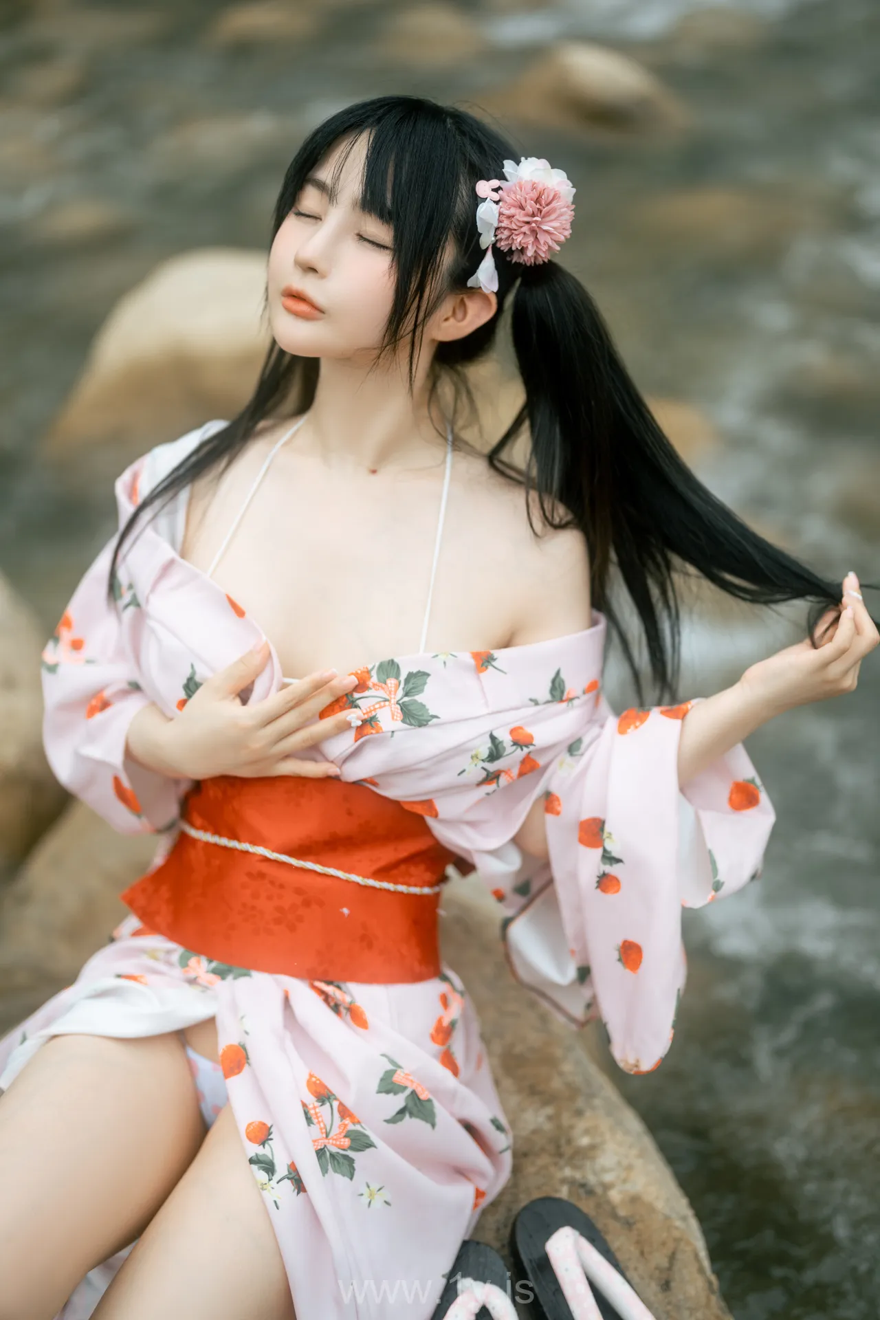 桜井宁宁 NO.062 Sensual model dressed in a kimono(和服浴衣)