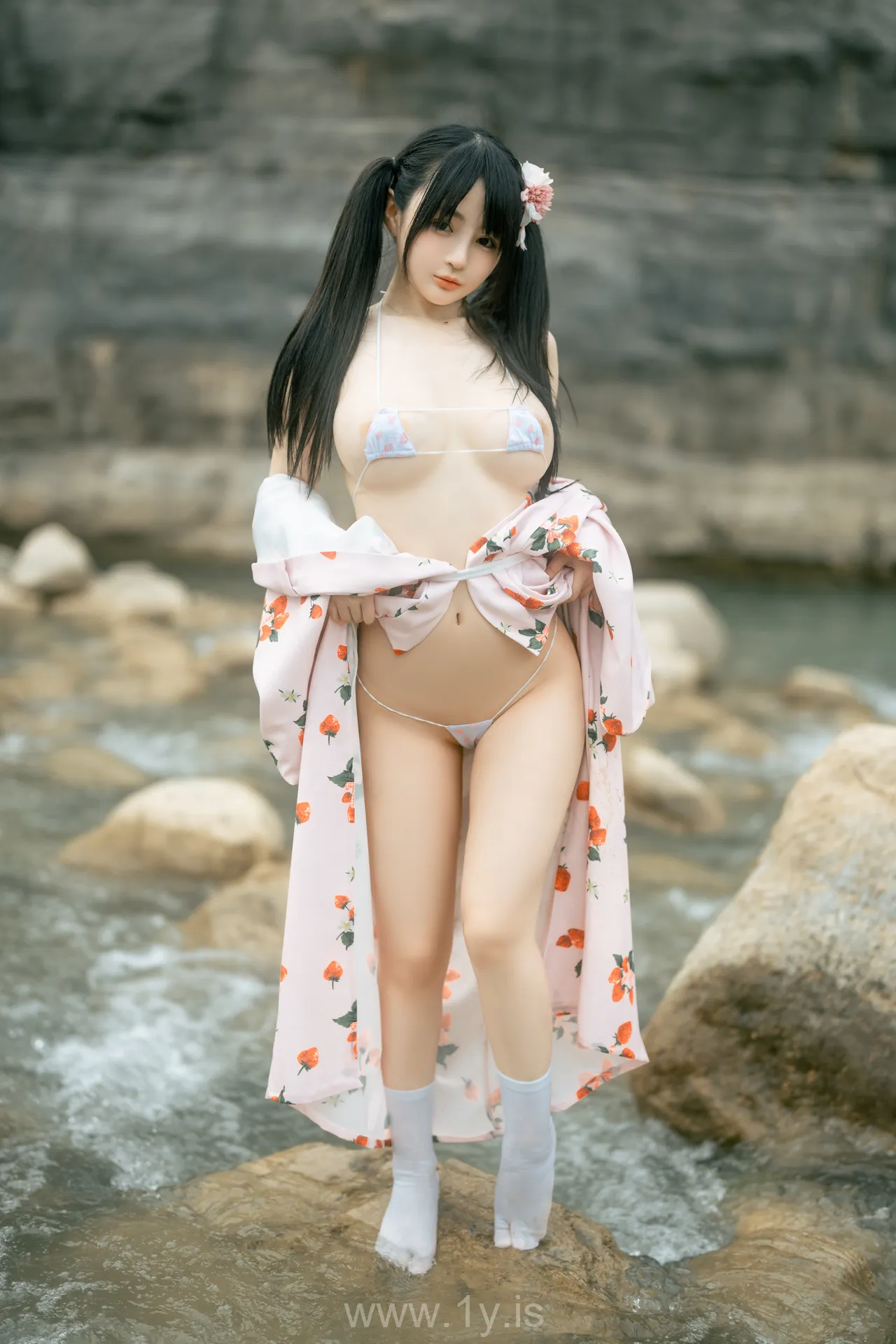 桜井宁宁 NO.062 Sensual model dressed in a kimono(和服浴衣)