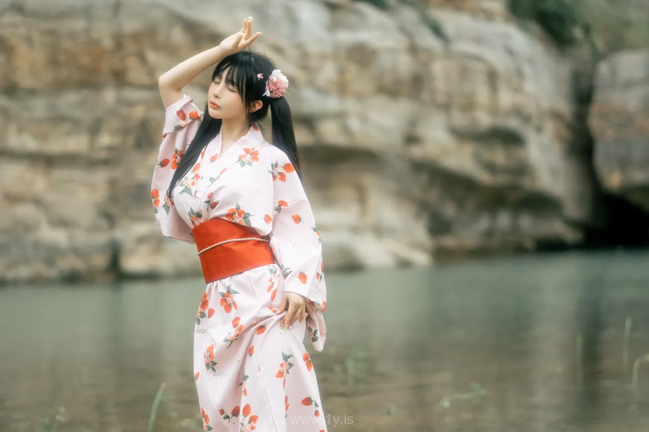 桜井宁宁 NO.062 Sensual model dressed in a kimono(和服浴衣)