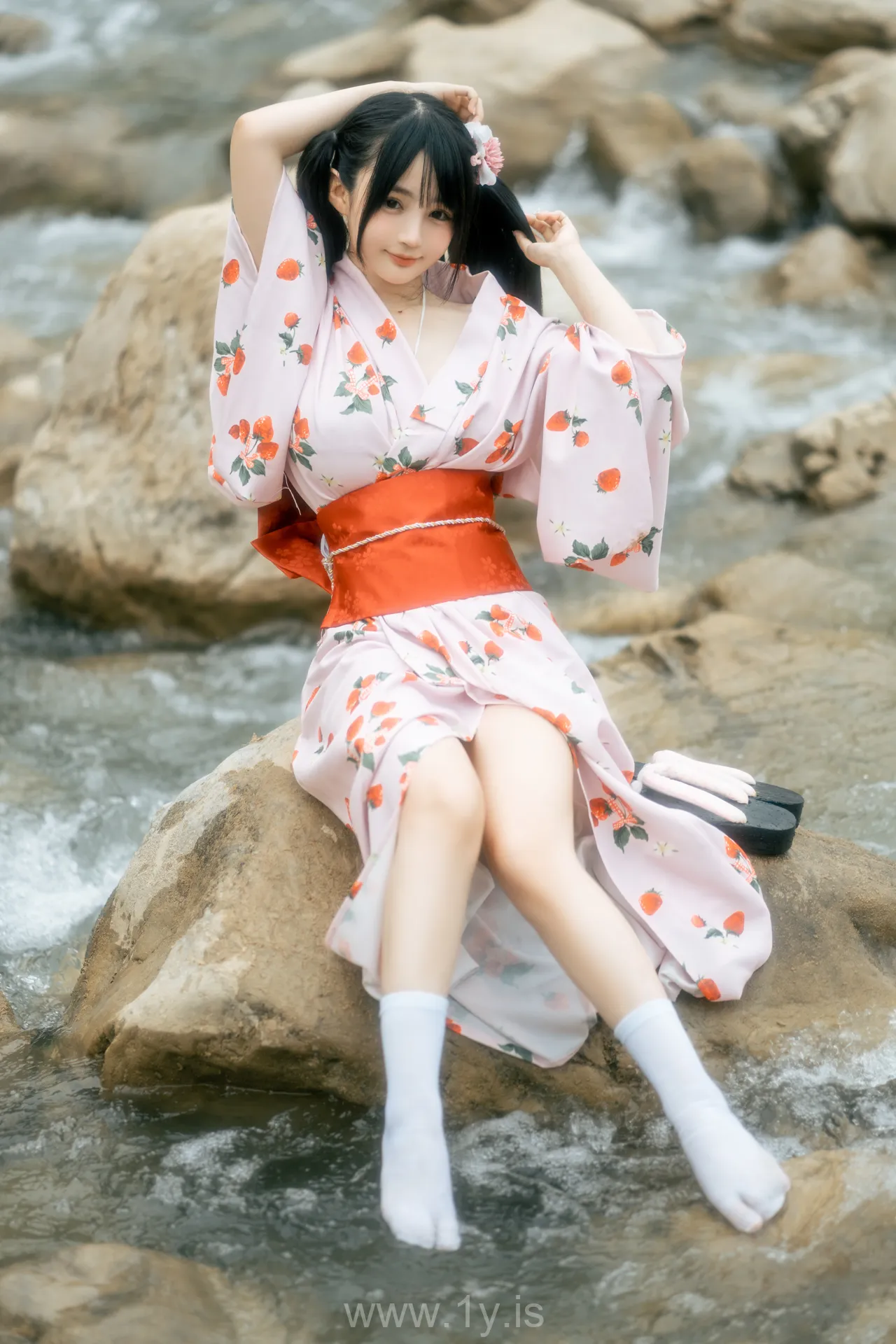 桜井宁宁 NO.062 Sensual model dressed in a kimono(和服浴衣)