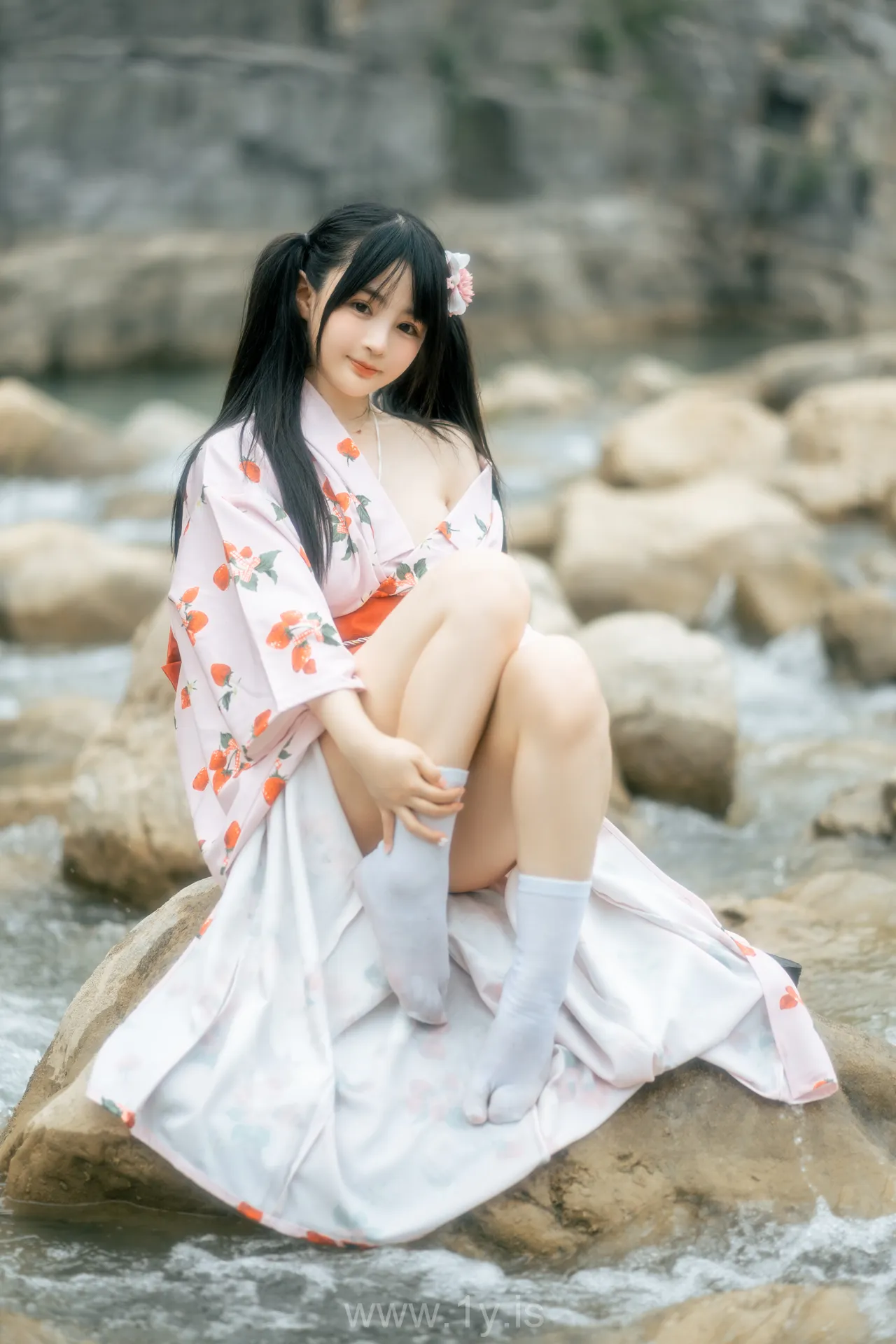 桜井宁宁 NO.062 Sensual model dressed in a kimono(和服浴衣)