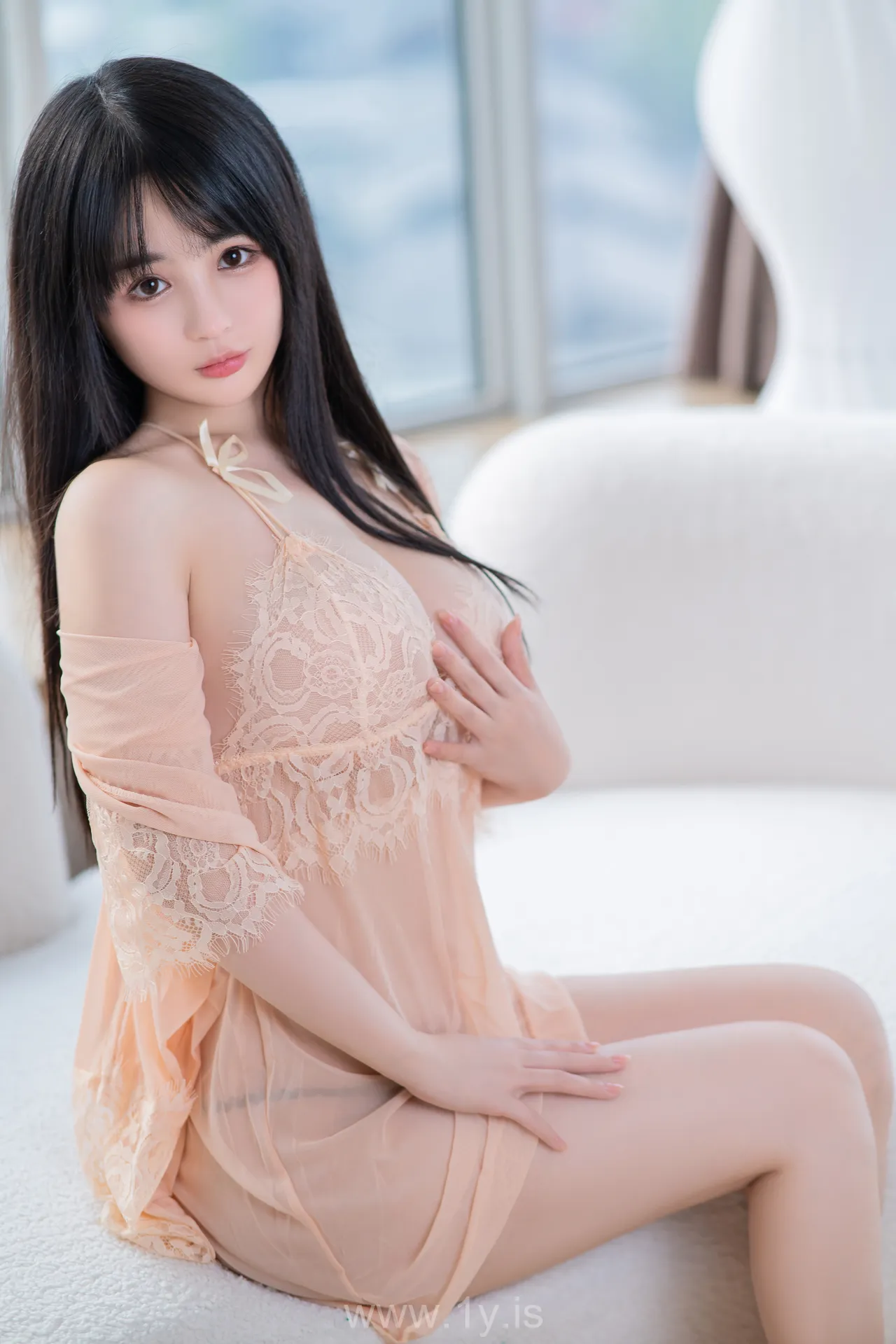 桜井宁宁 NO.073 A married woman wearing a sexy nightgown