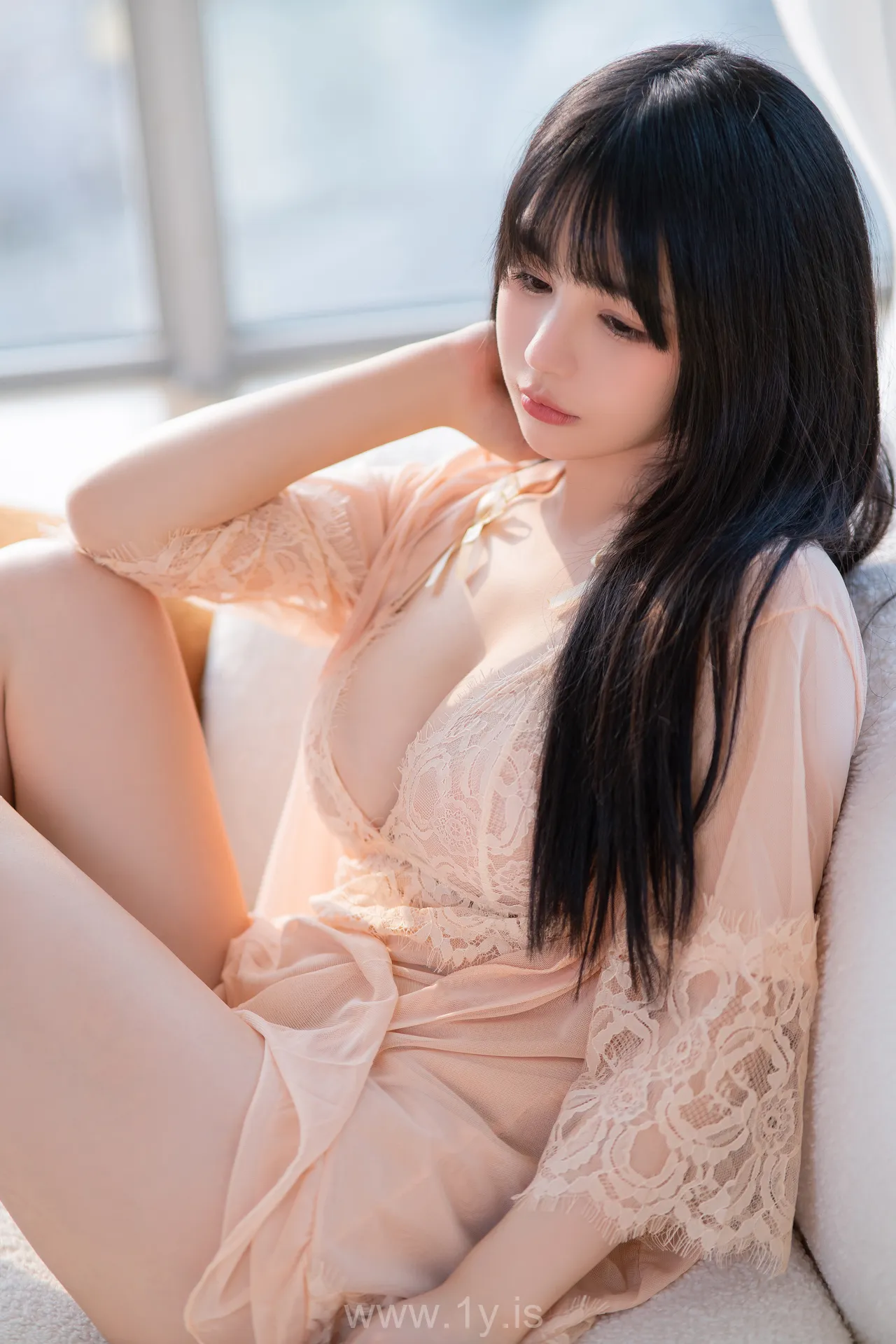 桜井宁宁 NO.073 A married woman wearing a sexy nightgown